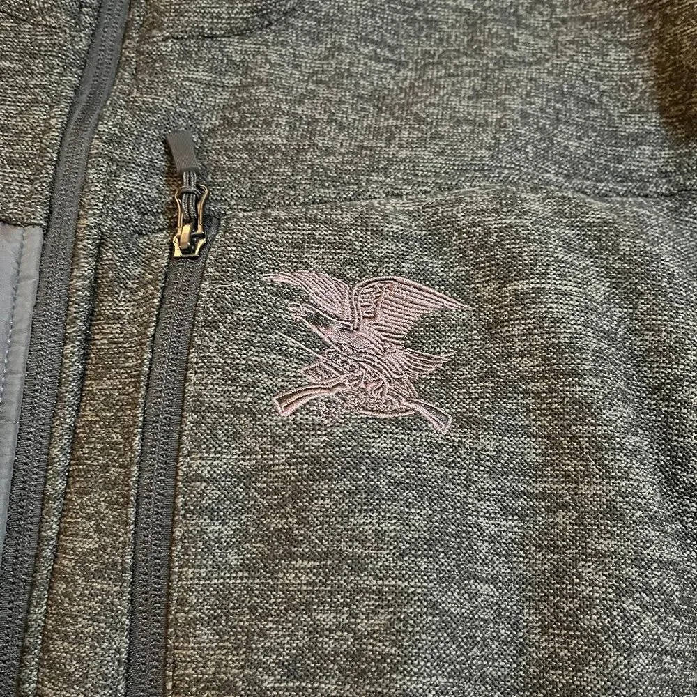 NRA mens jacket XL Grey Melange